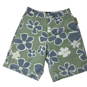 NWT Stussy Gramps Flower II Shorts Floral Print Green Mens Size 28 READ !!‎